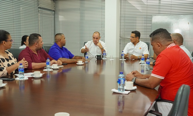 NOS REUNIMOS CON LÍDERES COMUNITARIOS Y BENEFICIARIOS DE  PROYECTOS DE LA JAGUA