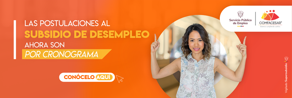 Cronograma postulaciones Subsidio al desempleo