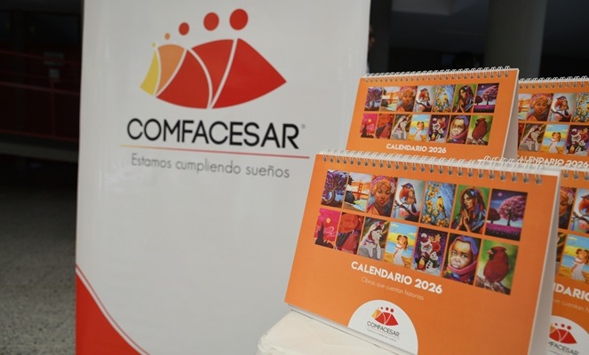TALENTO DE ESFACOM PROTAGONIZA EL CALENDARIO COMFACESAR 2026